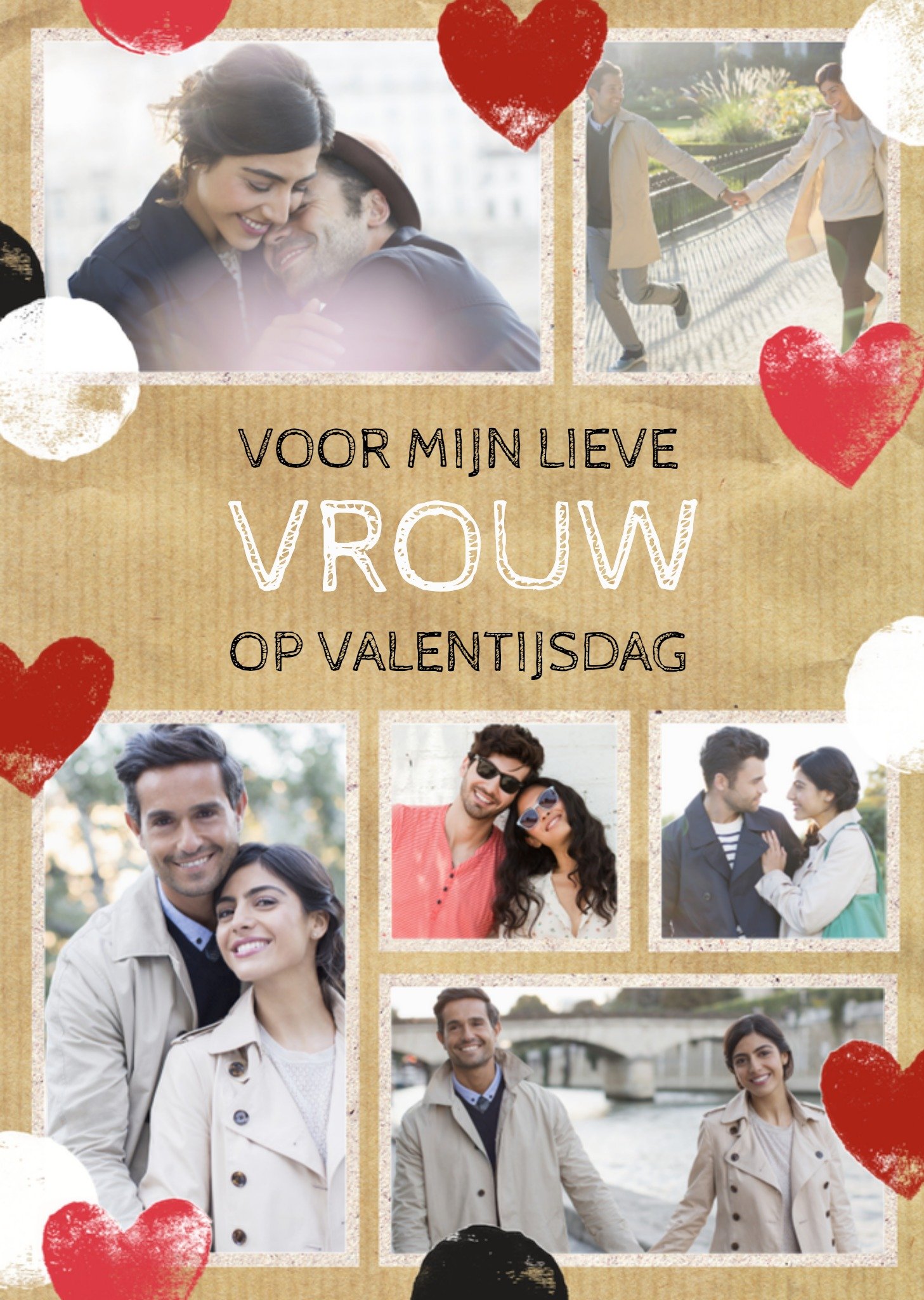 Greetz Valentijnskaart fotokaart vrouw Standard Card