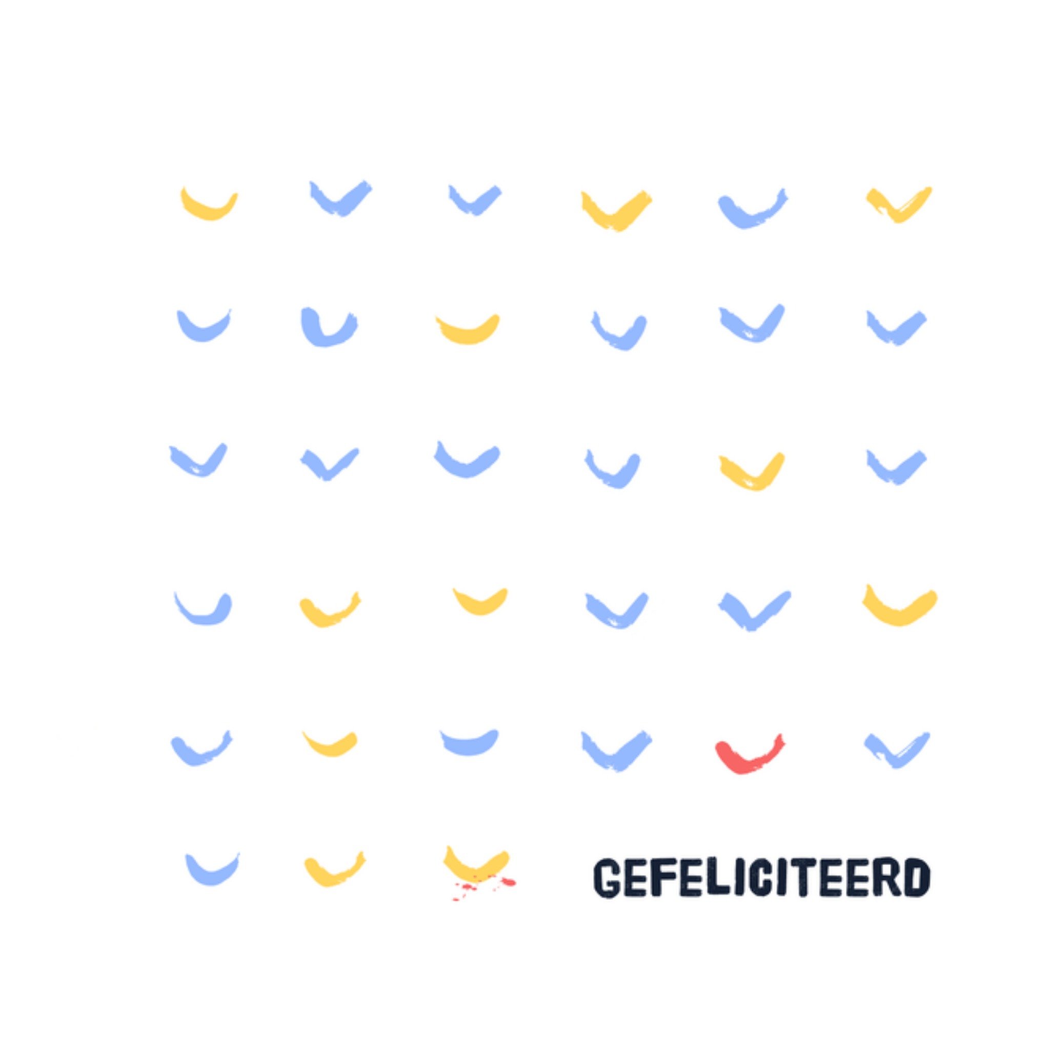 Kitchen of Smiles Verjaardagskaart gefeliciteerd Vierkant