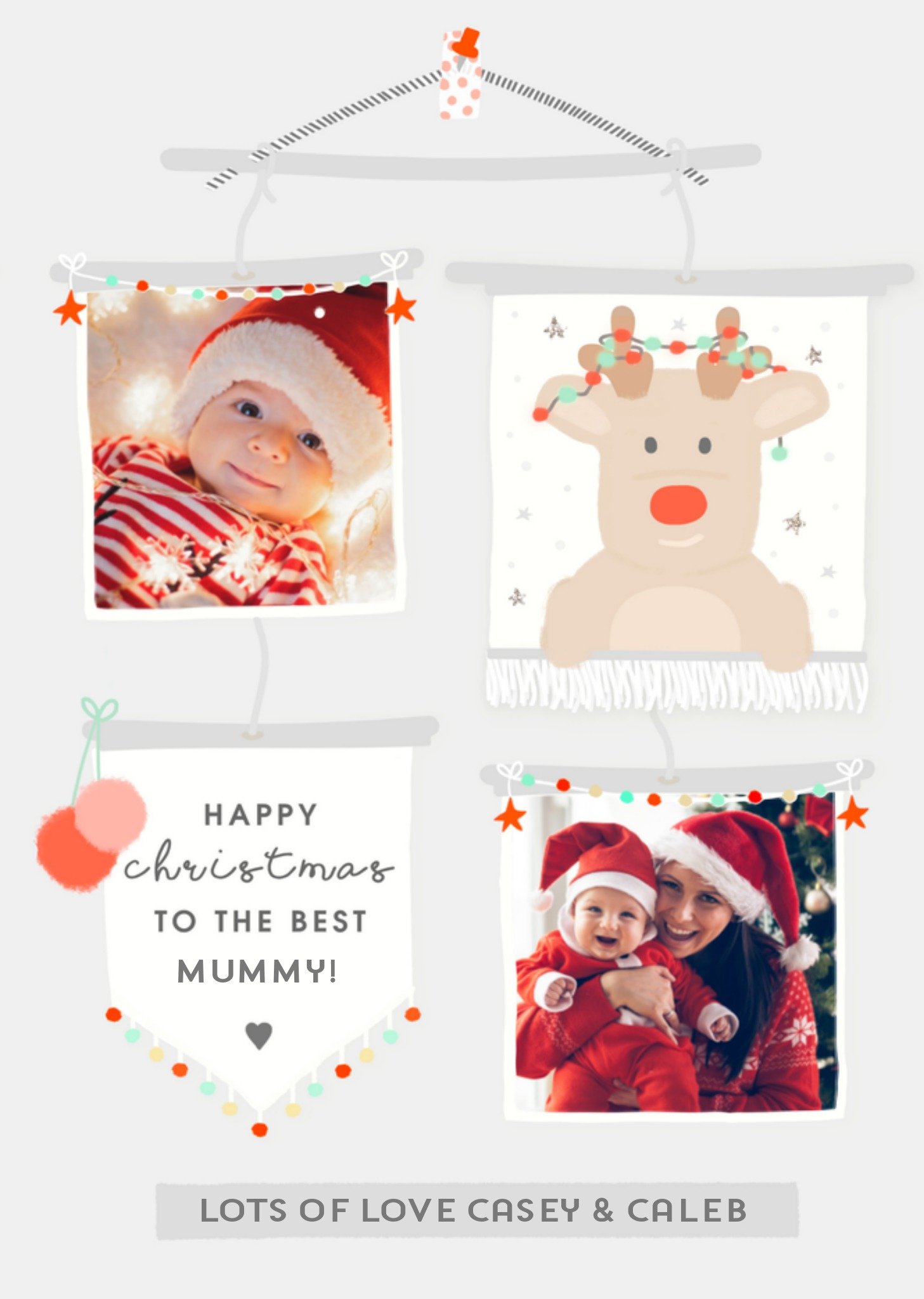 Greetz Kerst Foto Lief Standard Card