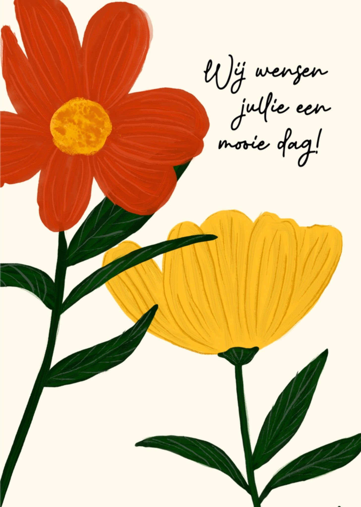 Greetz Huwelijkskaart Mooie dag Standard Card
