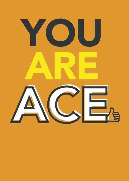 UK Greetings | Denken aan kaart | you are ace