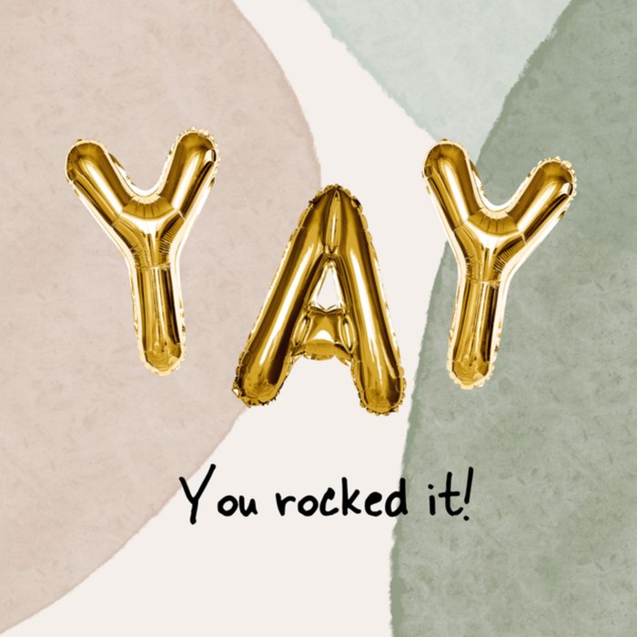 Greetz | Geslaagd kaart | Yay you rocked it