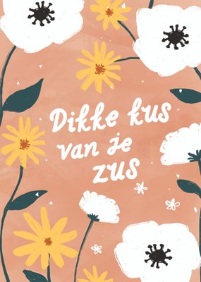 Greetz | Denken aan kaart | kus van je zus