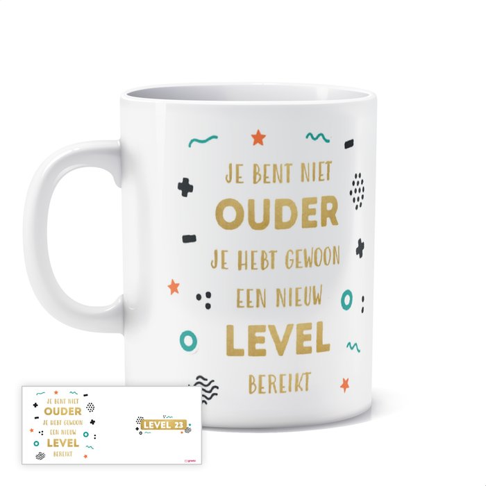 Mok | Nieuwe level | met eigen naam en leeftijd