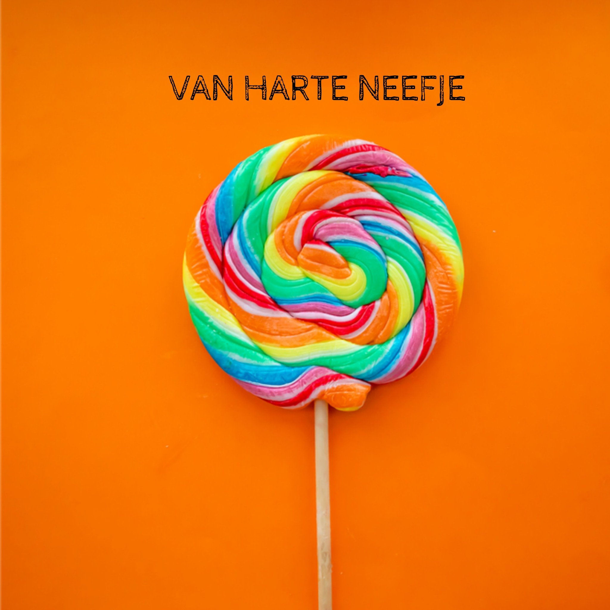 Verjaardagskaart Neefje Aanpasbare tekst Vierkante Kaart Photoflash