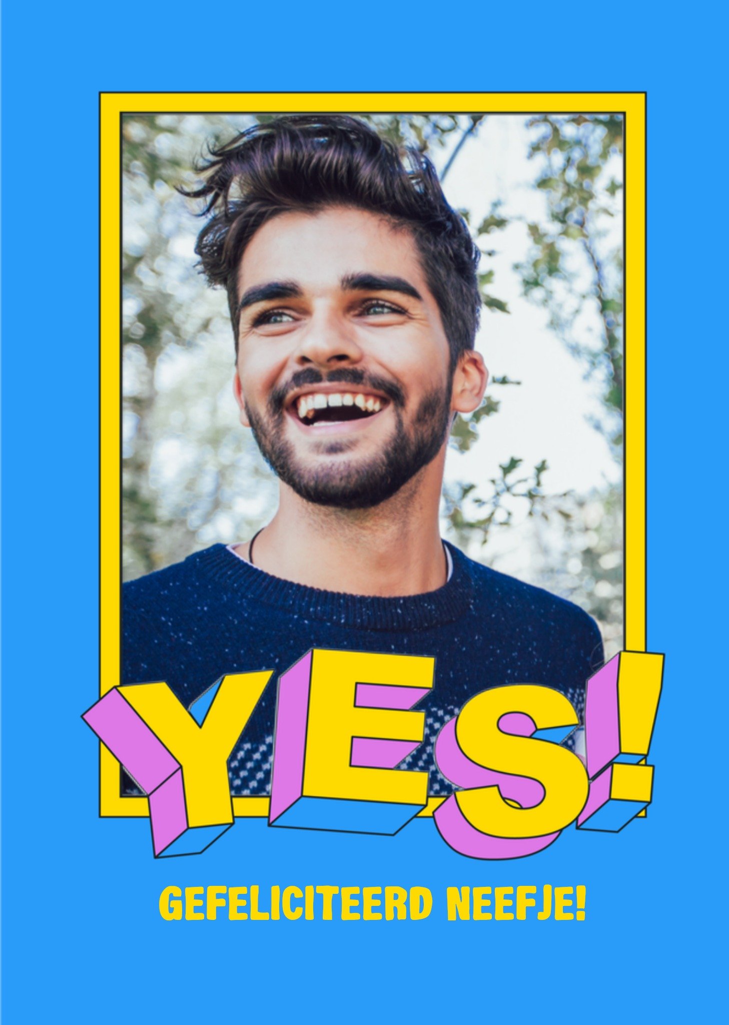 Verjaardagskaart YES! Neefje Greetz