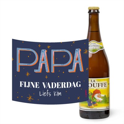 La Chouffe | 750 ml | Vaderdag met eigen naam