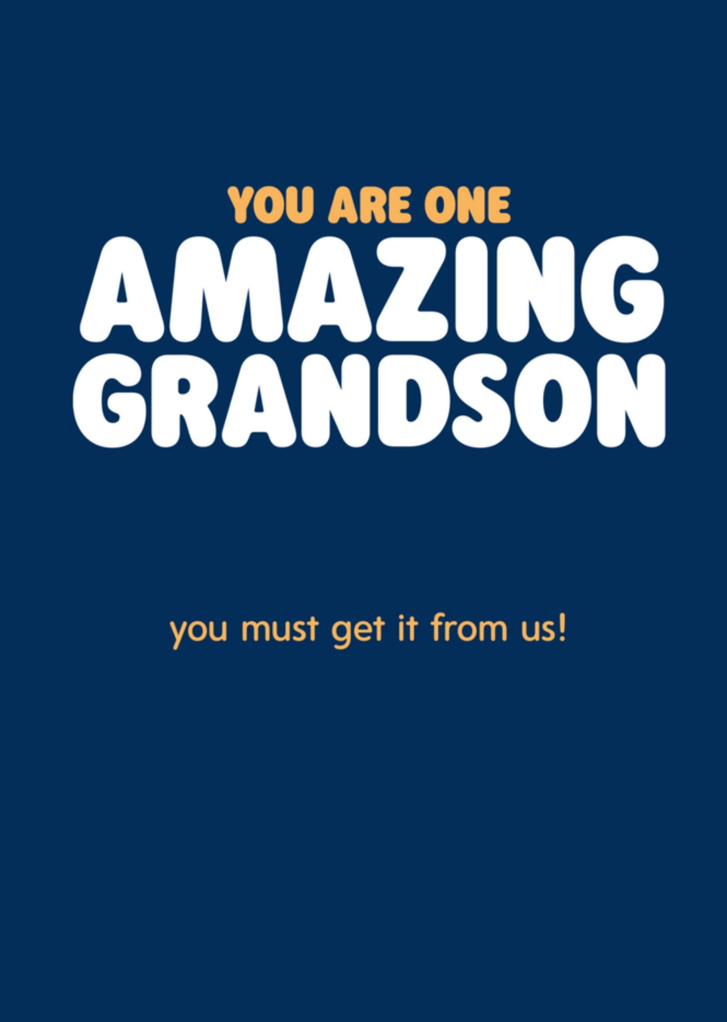 Felicitatiekaart kleinzoon Kaart Pigment