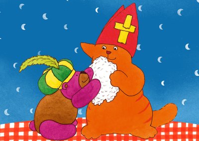 Dikkie Dik Geïllustreerd Sinterklaas Kaart