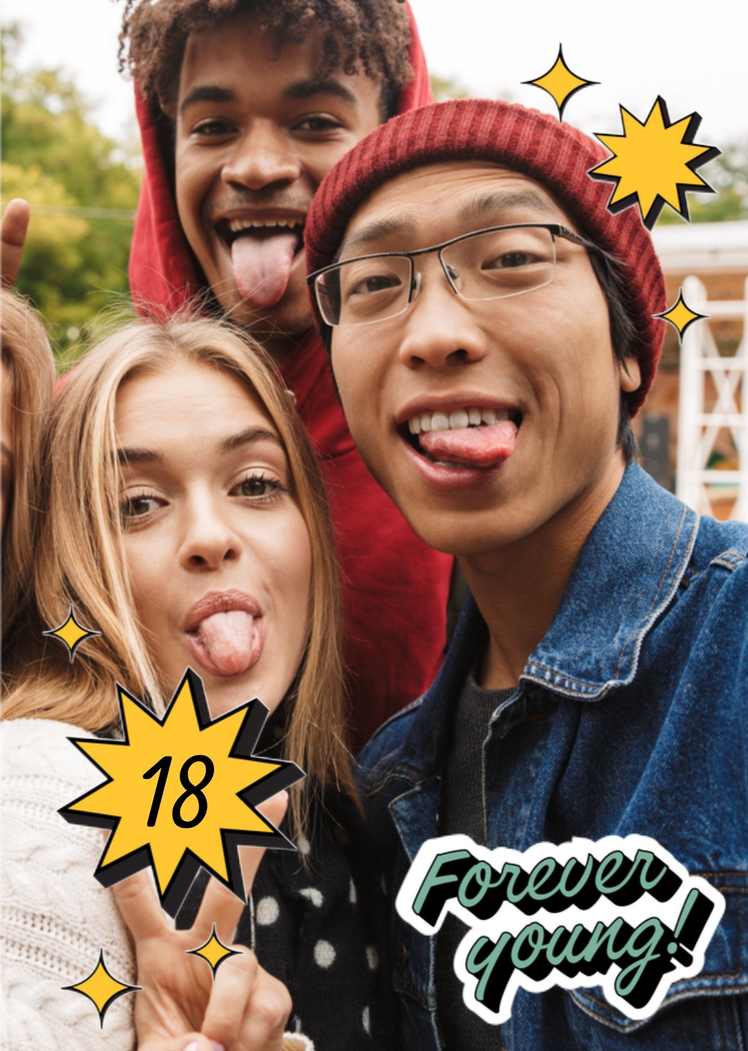 Verjaardagskaart 18 jaar Kaart Greetz