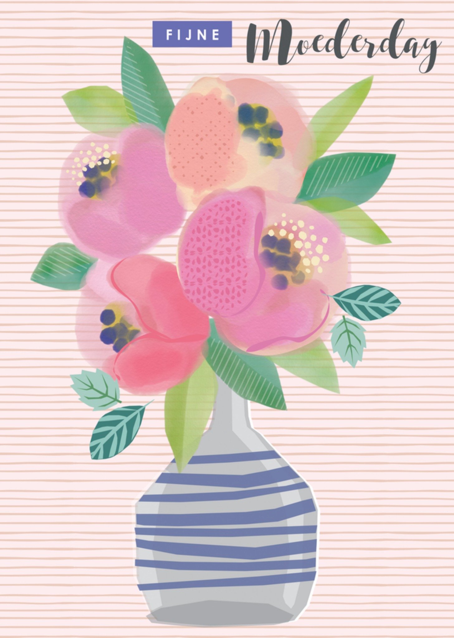 Moederdagkaart Fijne moederdag Kaart TMS