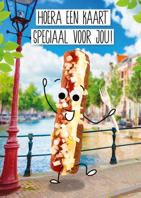 Paperclip | Verjaardagskaart | Frikandel speciaal | Grappig