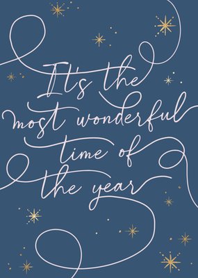 Greetz | Kerstkaart | Sterren | Most wonderful time