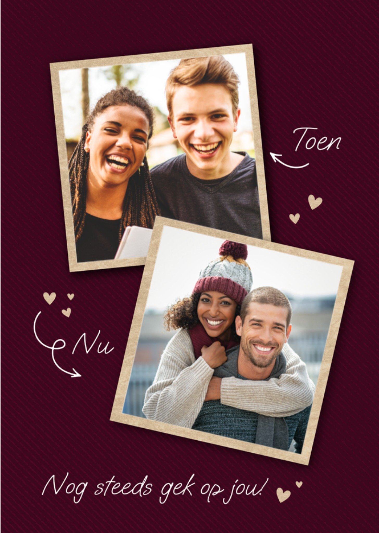 Valentijnskaart Nog steeds gek op jou! Greetz