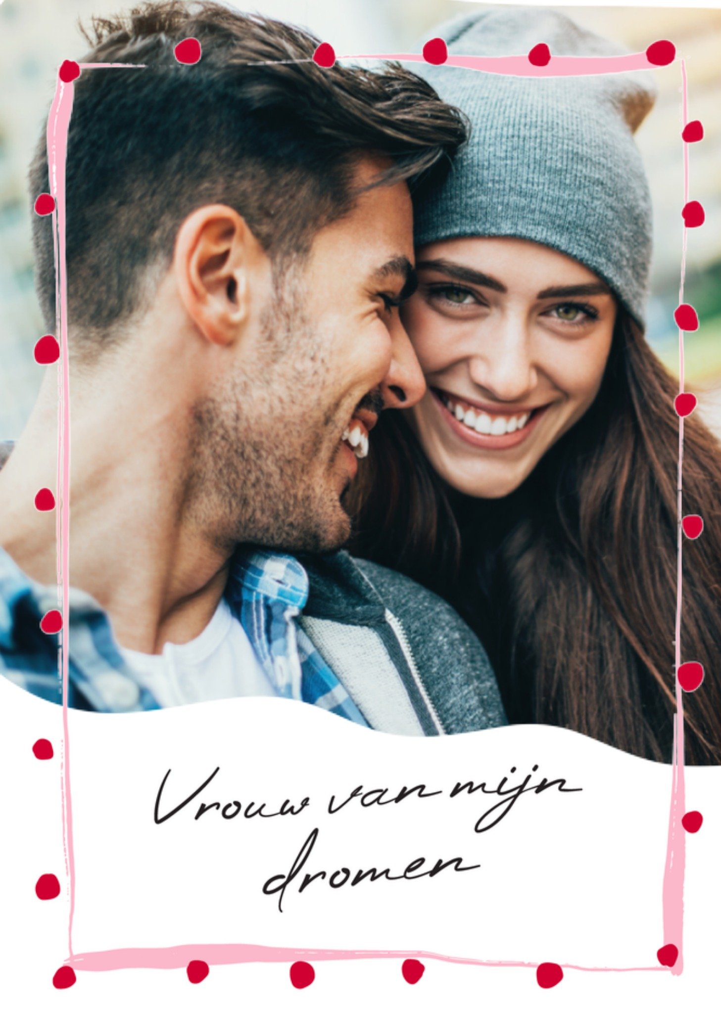 Valentijnskaart Vrouw van mijn dromen Greetz