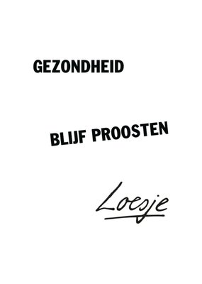 Loesje | Beterschapskaart | Gezondheid