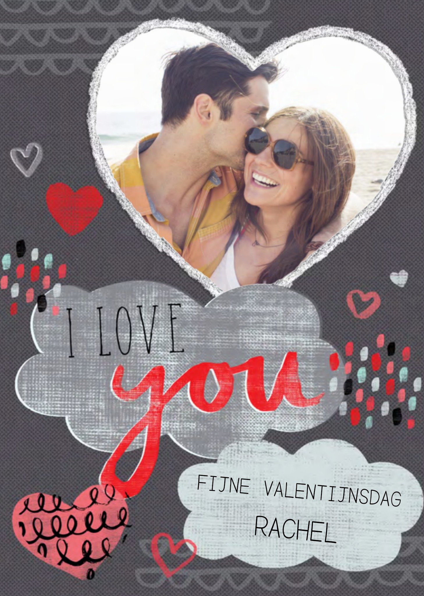 Greetz Valentijnskaart fotokaart naam Standard Card
