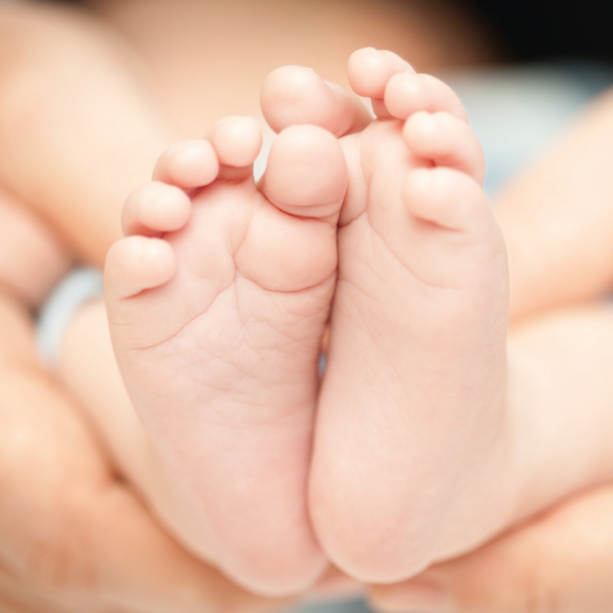 Geboortekaart foto Vierkante Kaart Paperclip