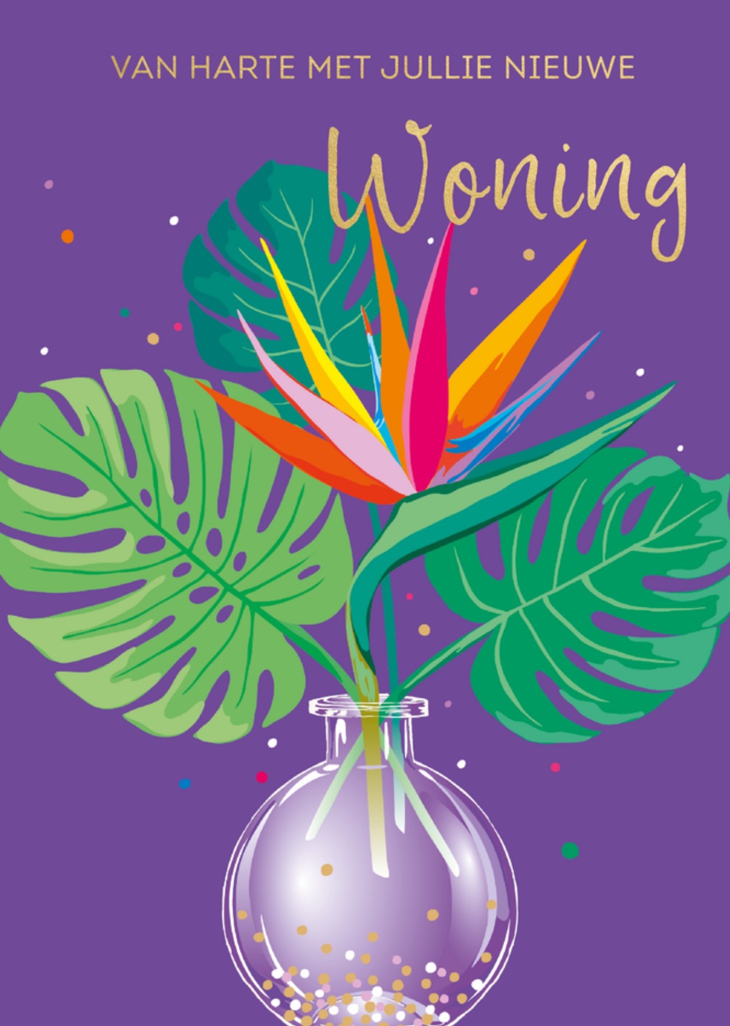 Nieuwe woning Illustratie Neutraal Kaart TMS