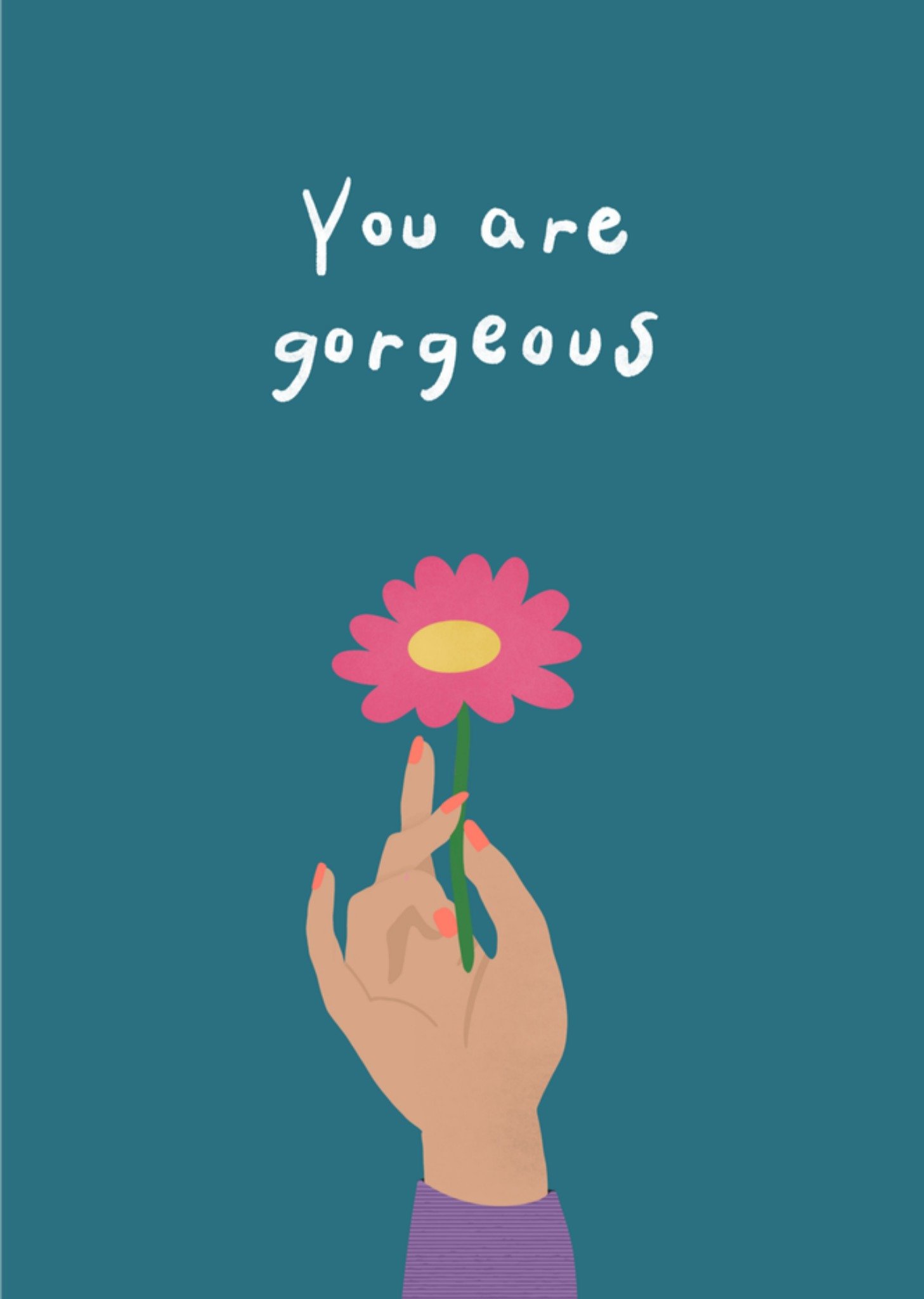 Complimentendag You are gorgeous Kaart Greetz