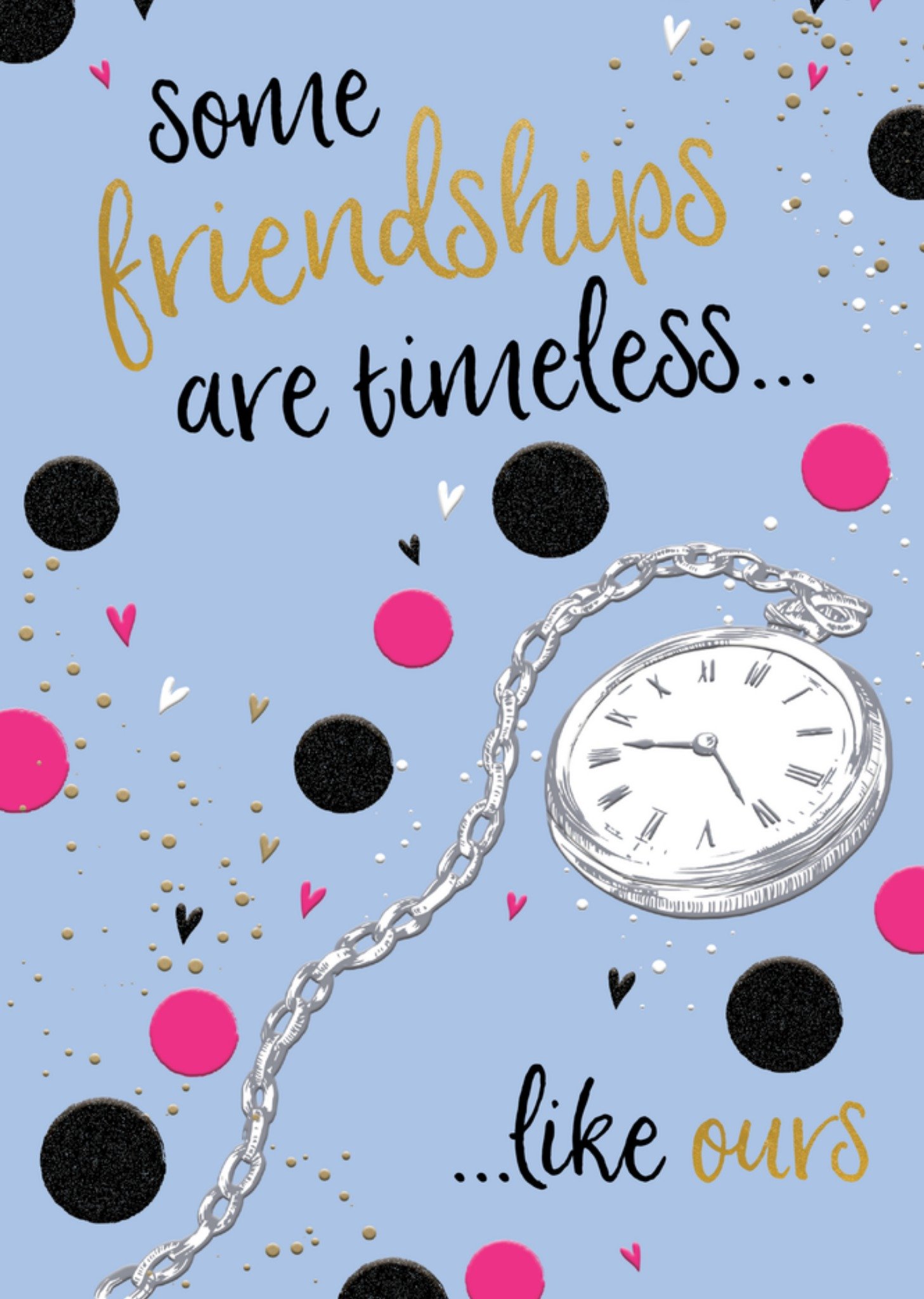 Vriendschapskaart horloge Kaart TMS