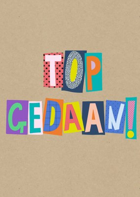 Greetz | Geslaagd kaart | top gedaan