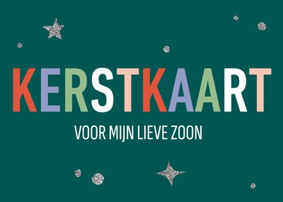 Greetz | Kerstkaart | Lieve zoon