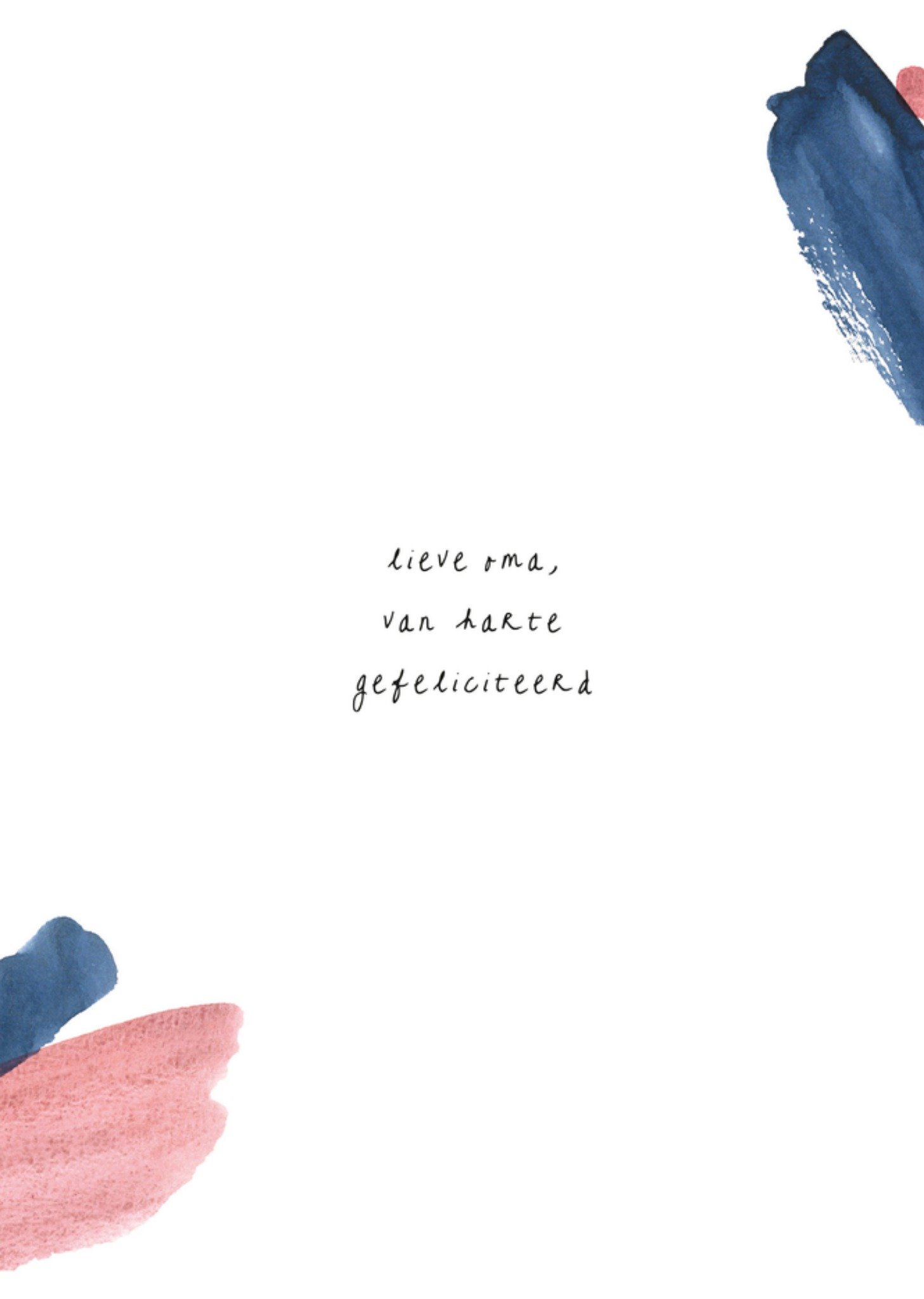 Verjaardagskaart Lieve Oma Kaart MILA