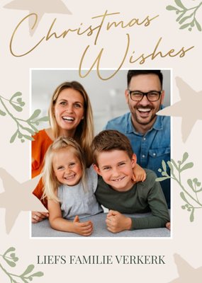 Greetz | Kerstkaart | Christmas Wishes | Met foto
