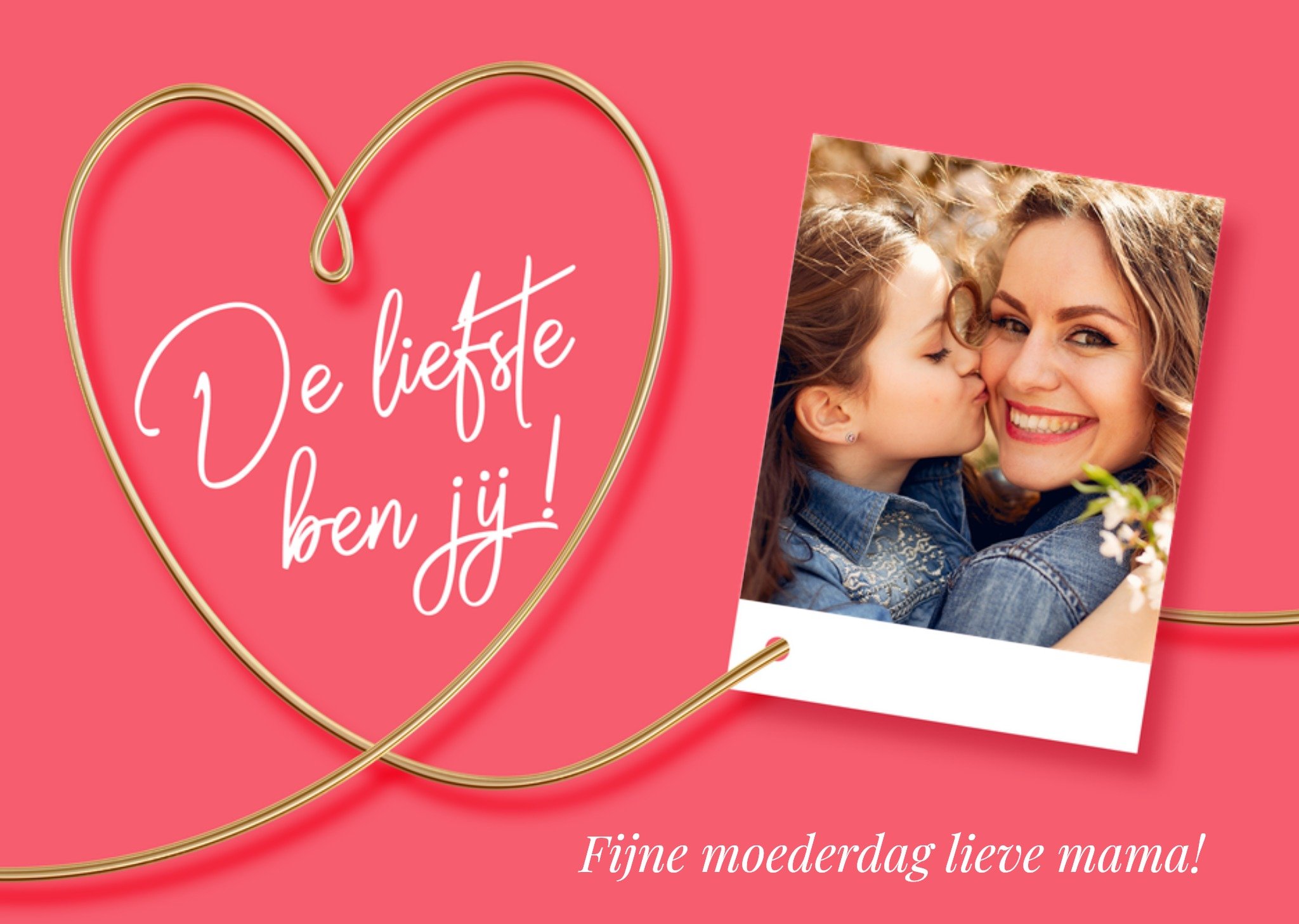 Moederdagkaart De liefste ben jij! Kaart Luckz