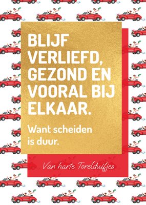Love Repeat | Huwelijkskaart | Scheiden is duur