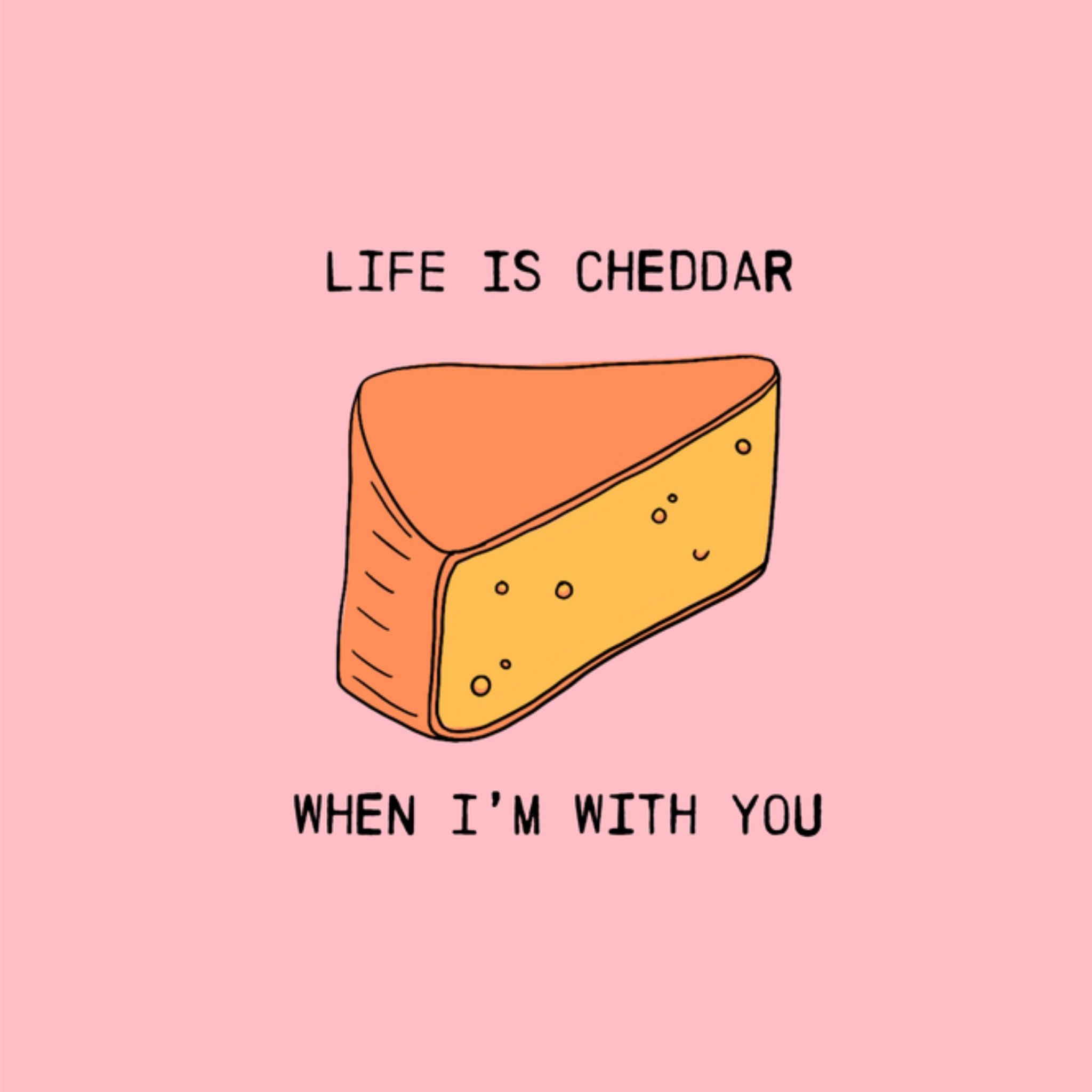 Greetz Liefdes kaart kaas Vierkant