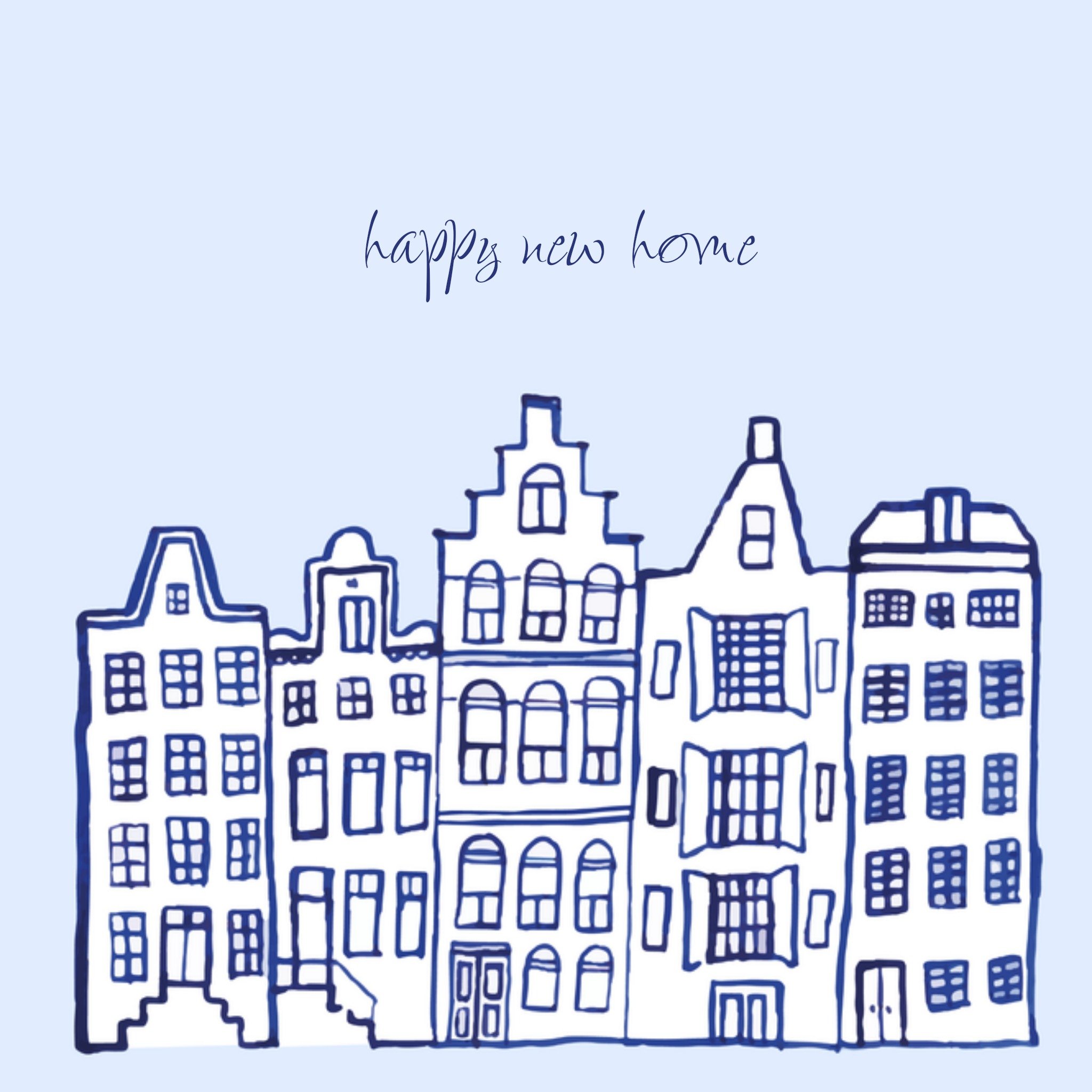 Greetz Nieuwe woning kaart Huizen Vierkant