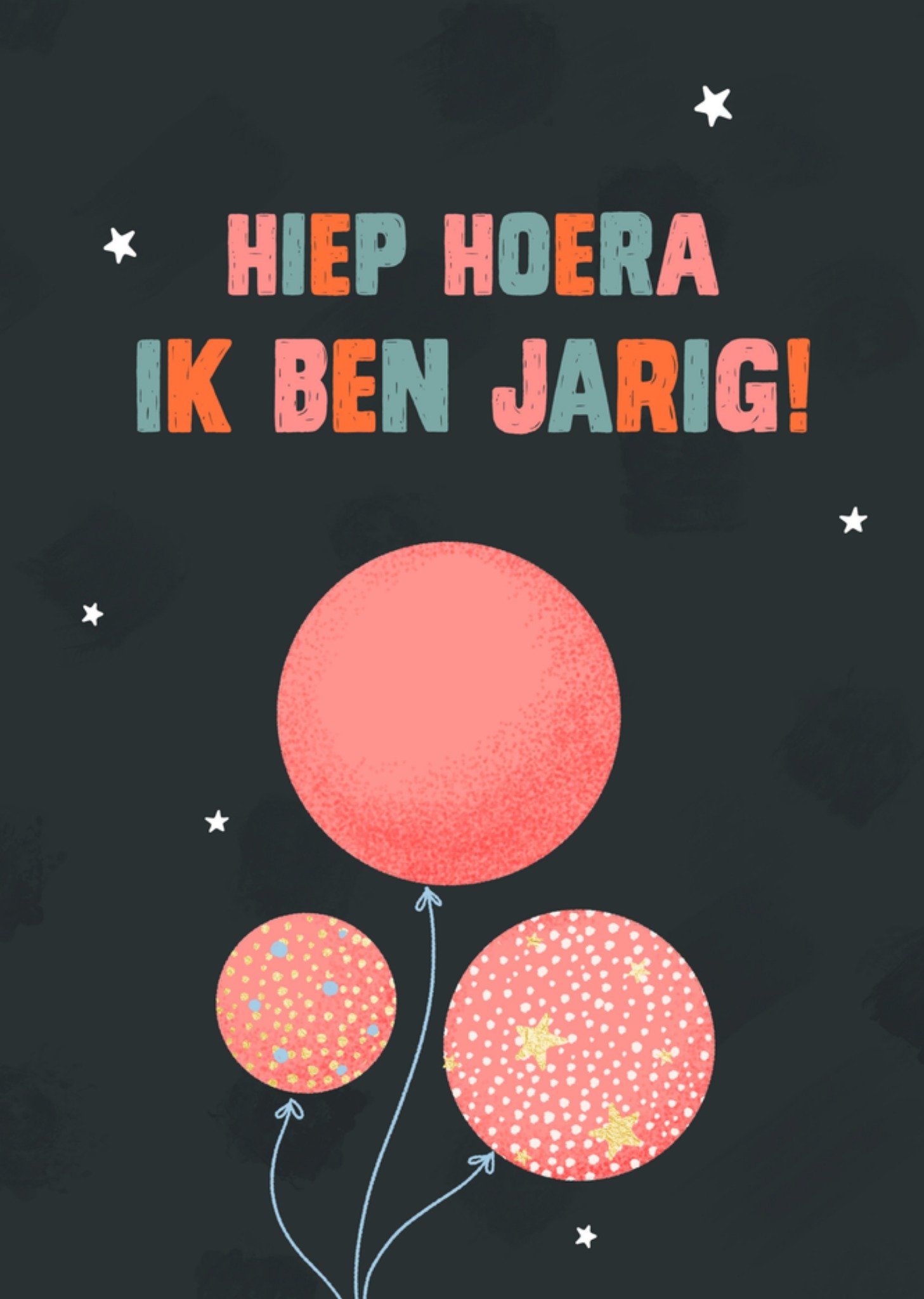 Kinderfeest Ballon Kaart Greetz