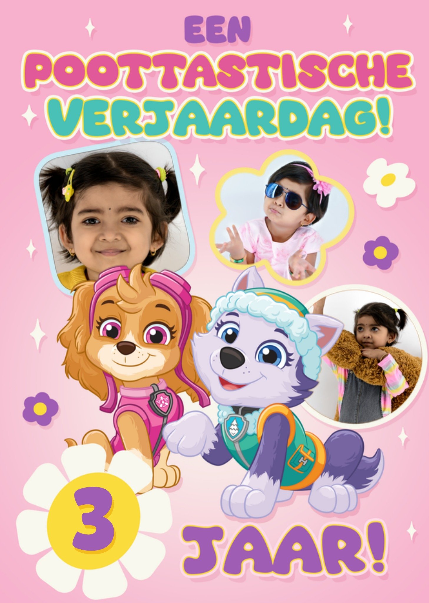 Paw Patrol Verjaardagskaart Een poottastische verjaardag Kaart Greetz