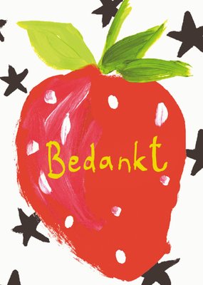 Sooshichacha | Bedankkaart | aardbei