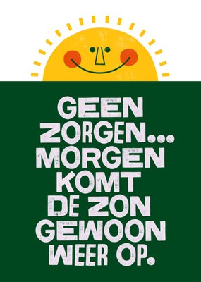 Greetz | Denken aan kaart | geen zorgen