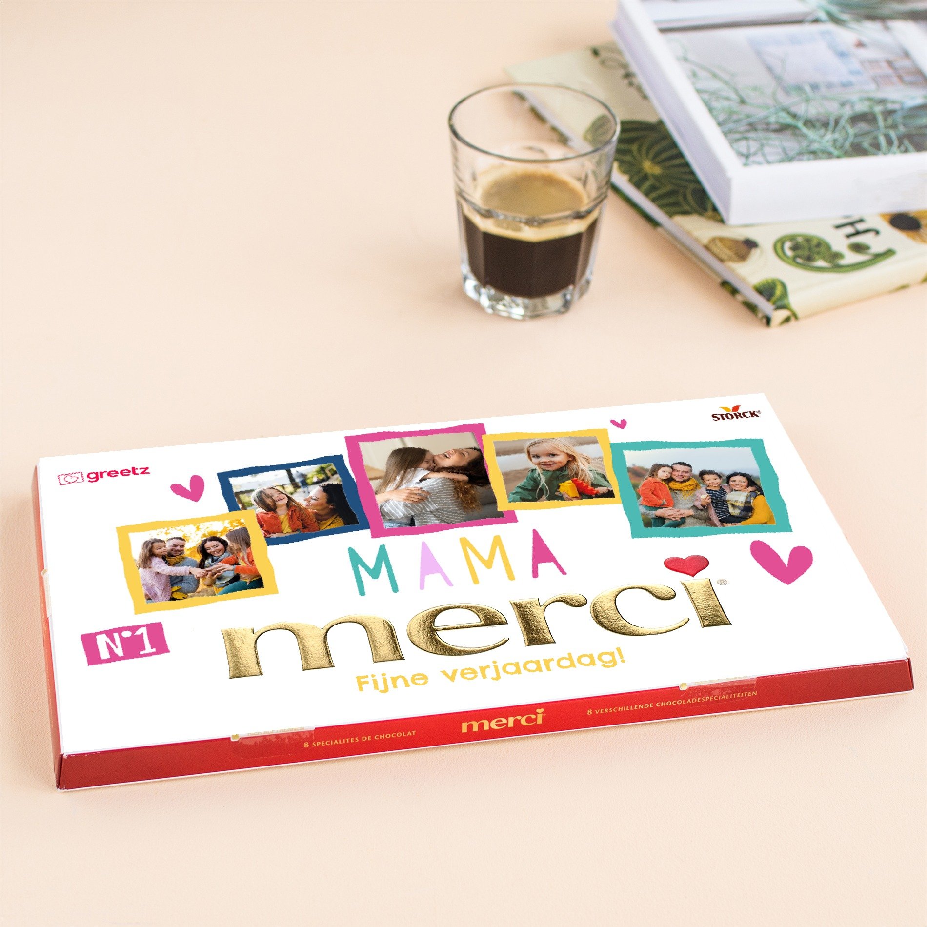 Merci | Nummer 1 mama | 400gr | Personalised Chocolate