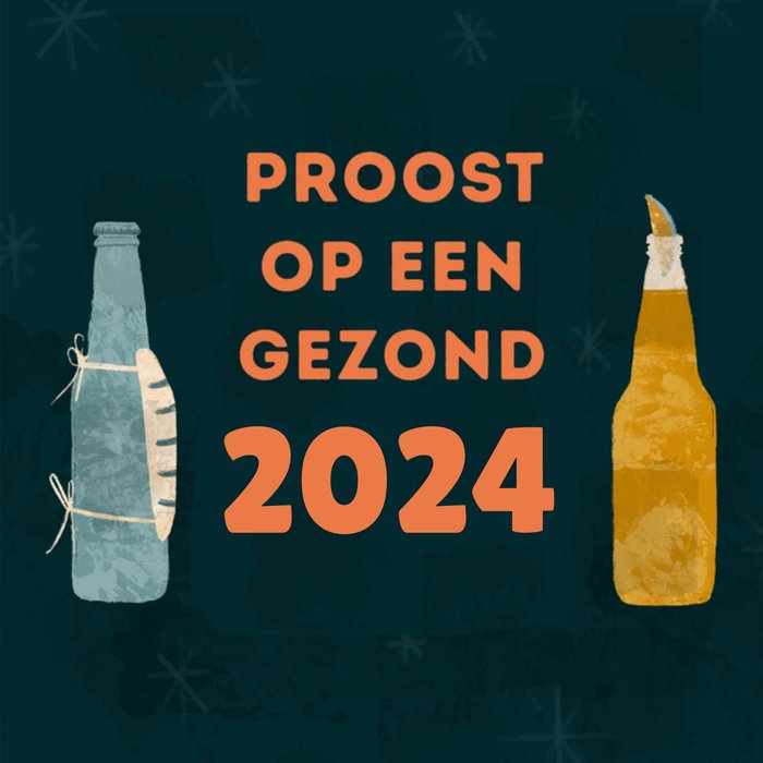 Greetz | Nieuwjaarkaart | proost