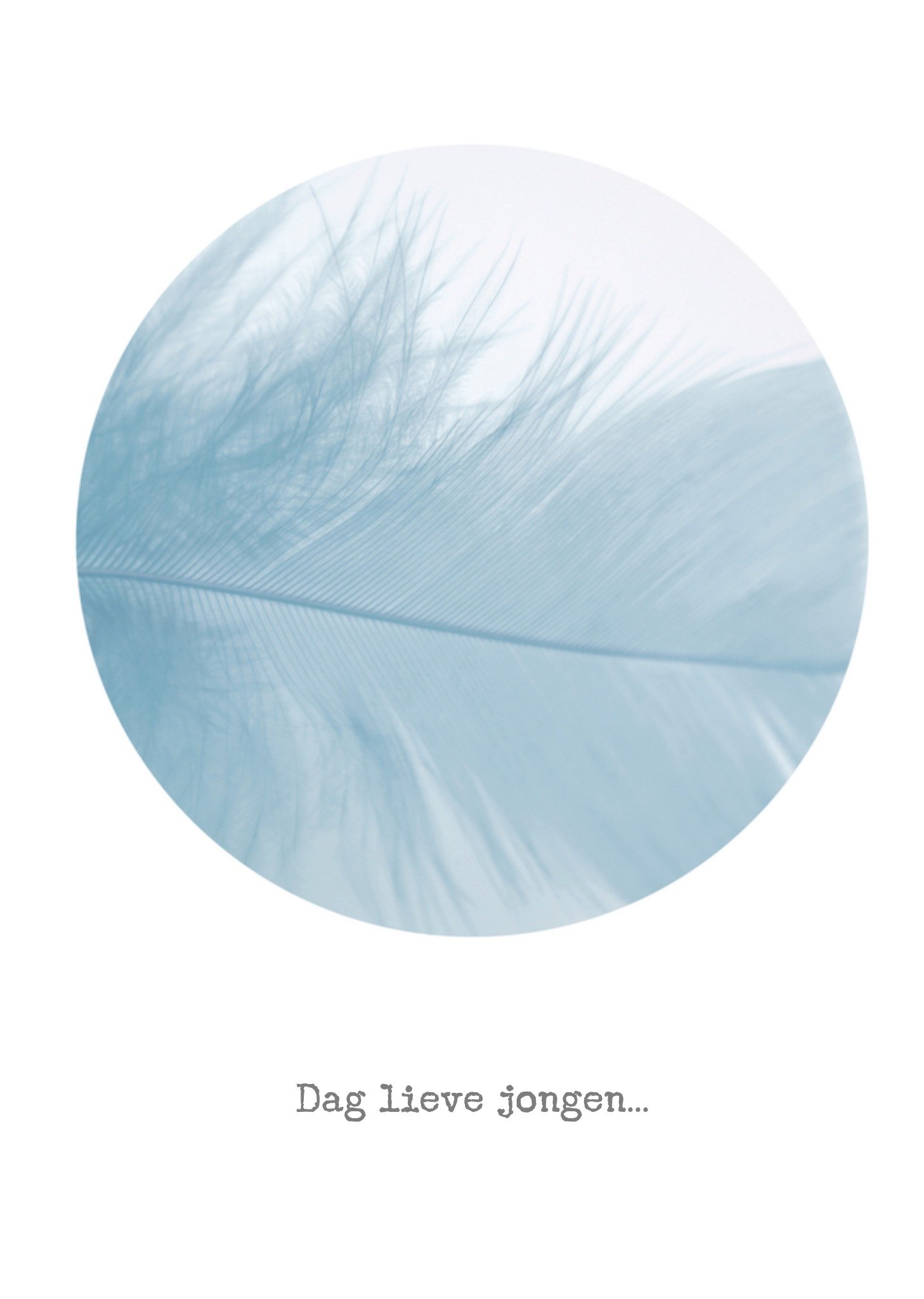 Condoleancekaart Dag lieve jongen Kaart Bright Spot