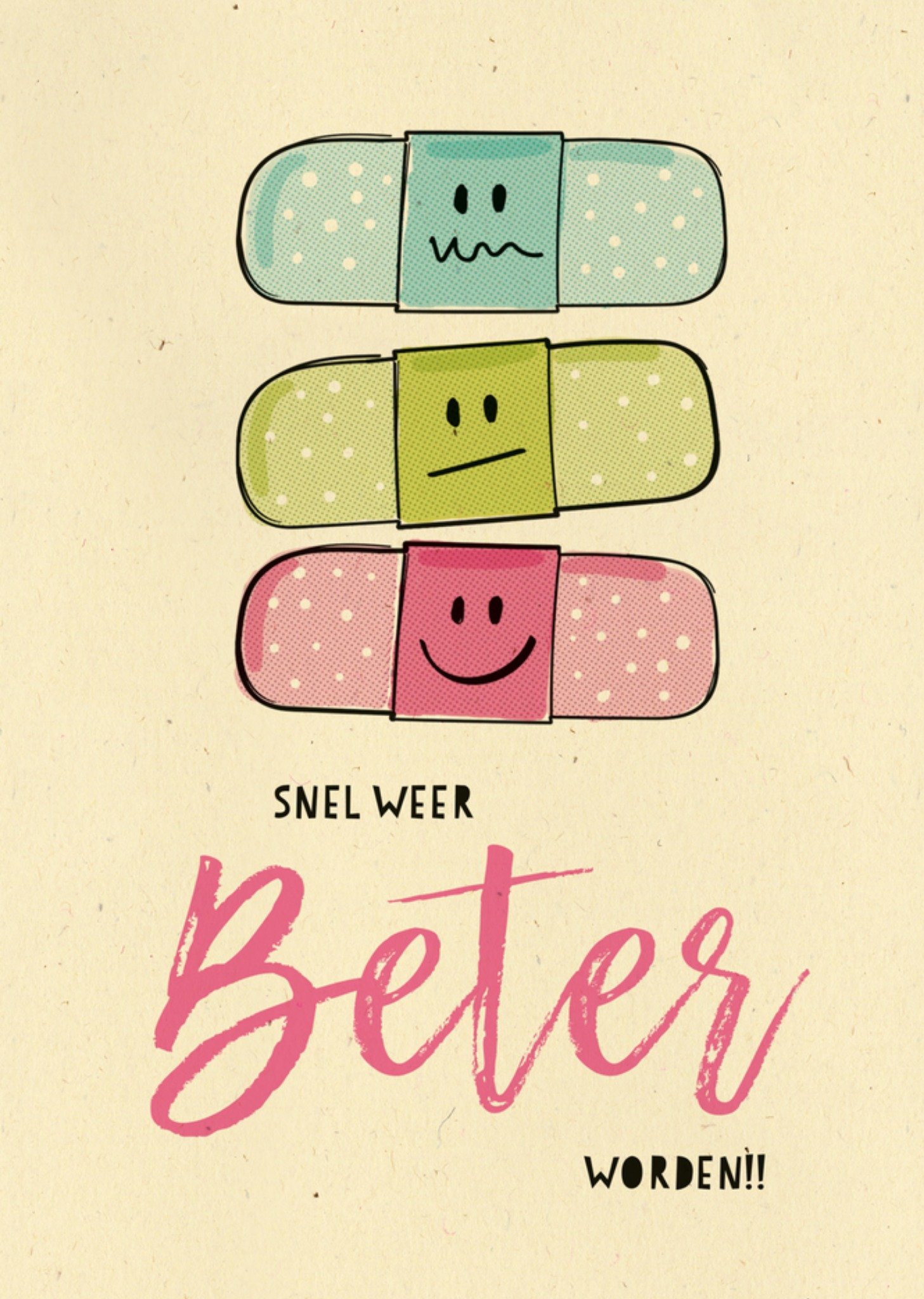 Beterschapskaart Pleisters Kaart Paperclip