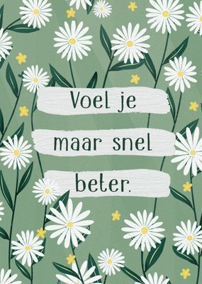 Greetz | Beterschapskaart | madeliefjes