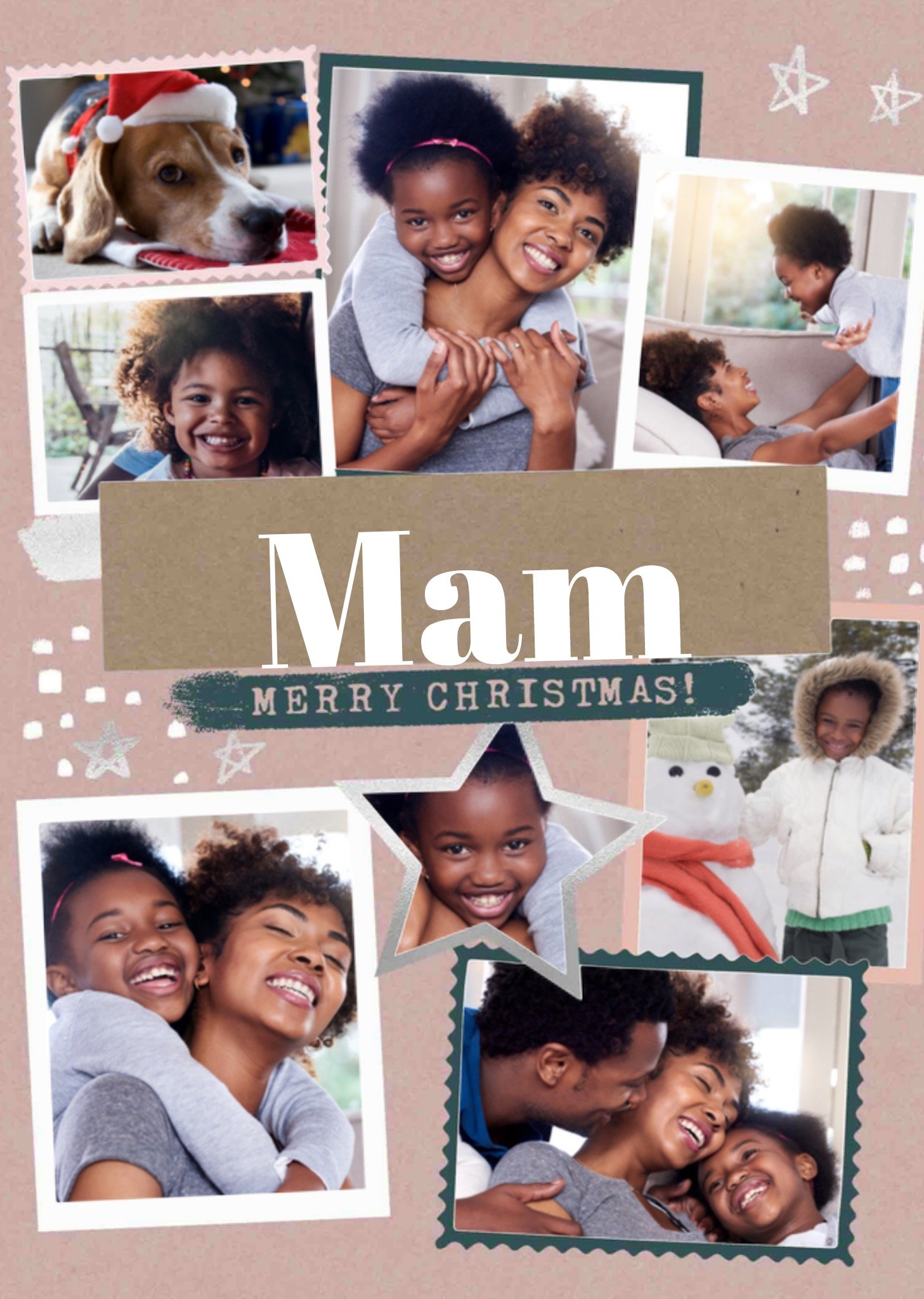 Greetz Christmas Moeder Foto Standard Card