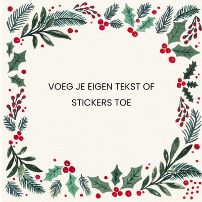 Gemaakt door greetz | Kerstkaart | Voeg je eIgen tekst of stickers toe