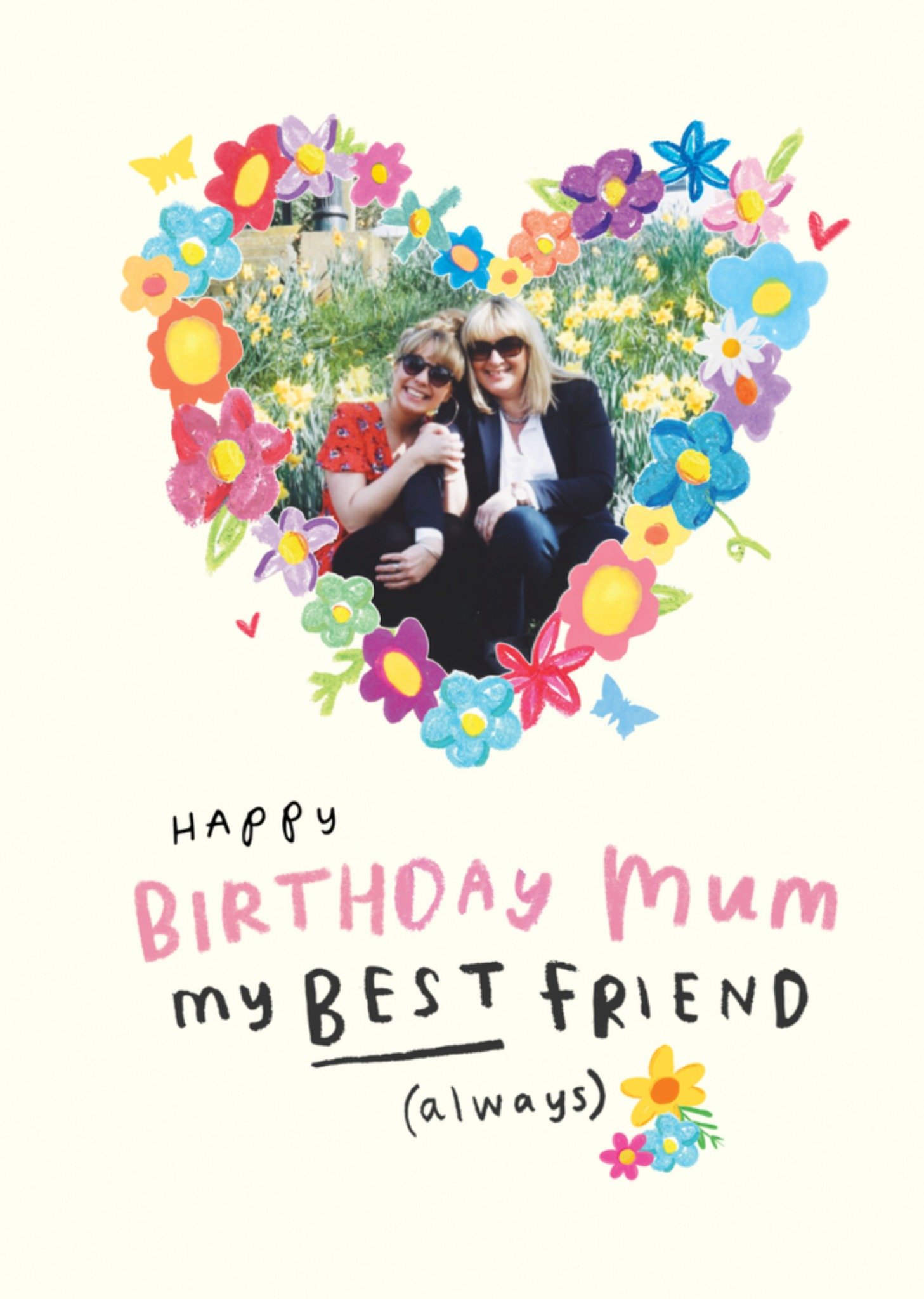 Verjaardagskaart foto moeder Kaart Pigment