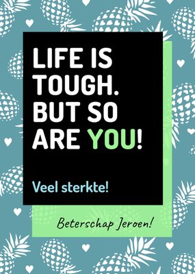 Love Repeat | Beterschapskaart | Life is tough + naam