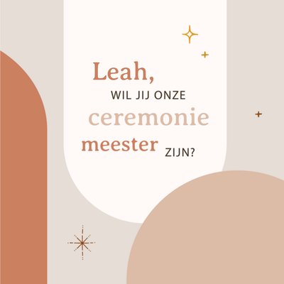 Greetz | Huwelijkskaart | Ceremonie Meester | Voor haar