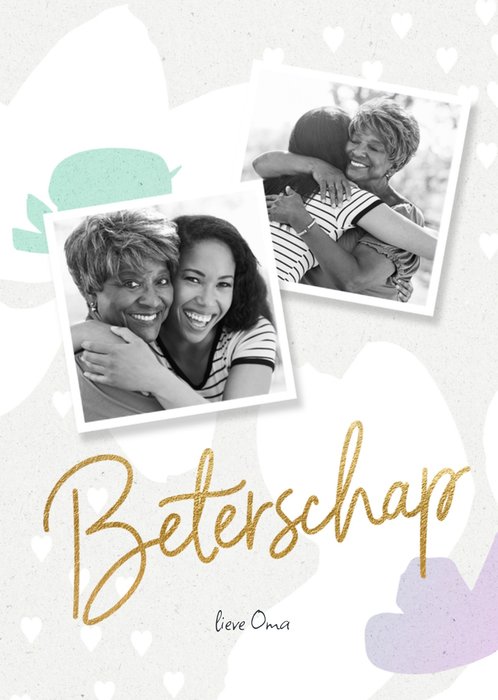 Luckz | Beterschapskaart | Beterschap lieve oma