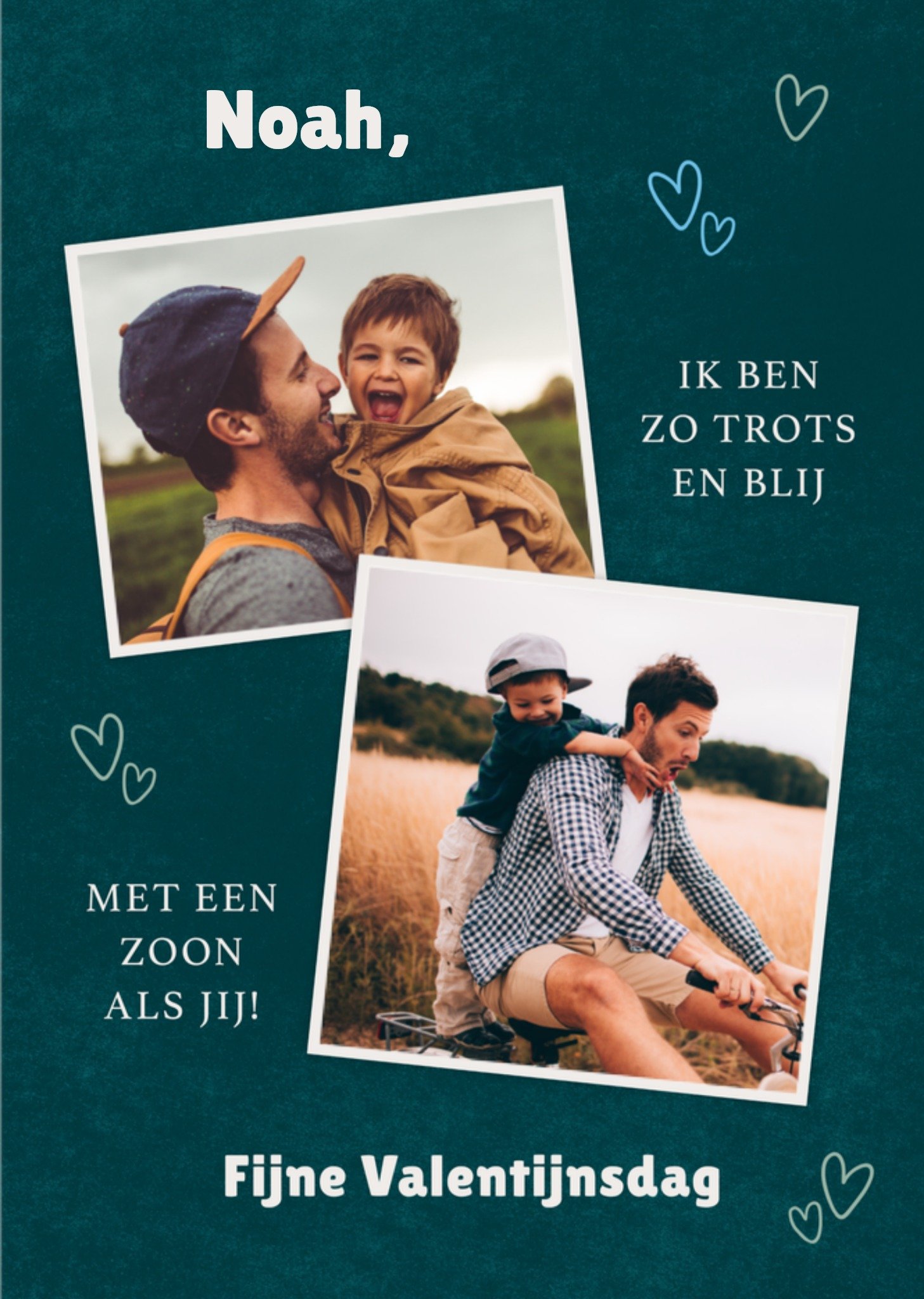 Valentijnskaart Zoon Minimalistisch Greetz