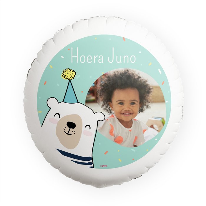 Ballon 'Hoera met eigen naam'